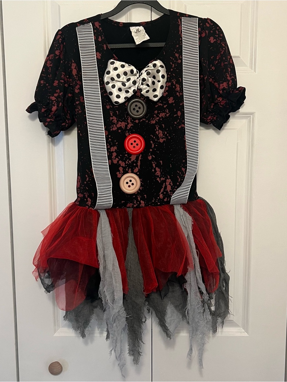 Spirit Scary Clown Costume Dress Adult Small Medium